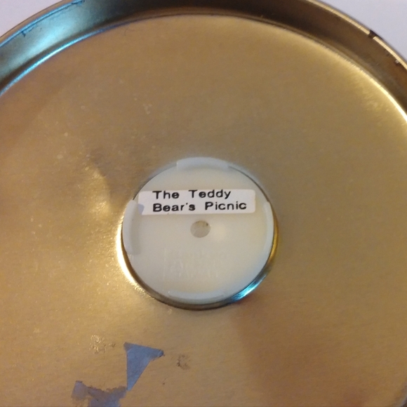 Vintage Graphic Tin The Teddy Bears Picnic Tin Canister - Picture 6 of 6